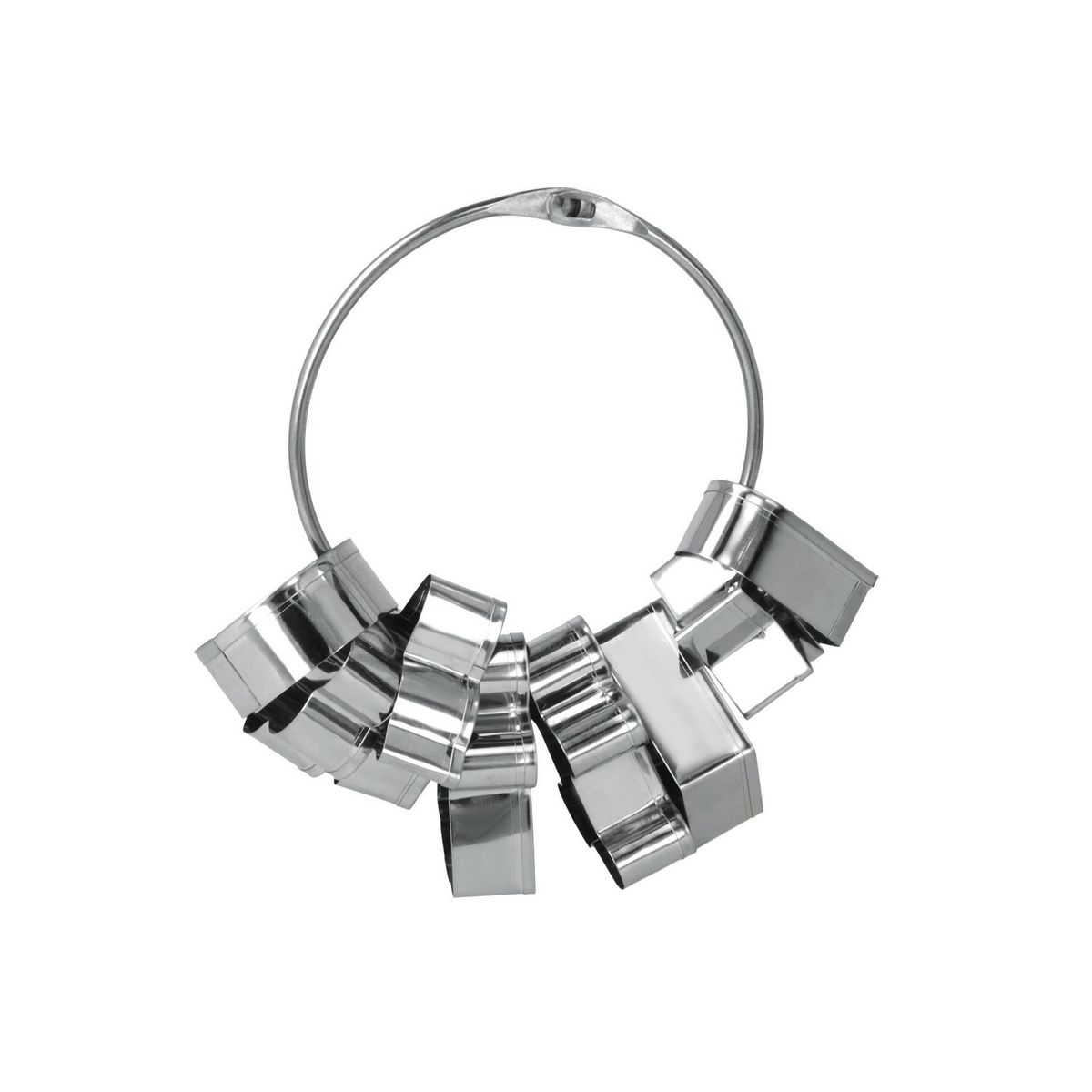 Metaltex - Set 8 cortadores de galleta acero inoxidable