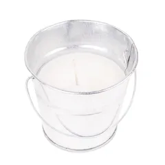Vela en cubeta de citronela
