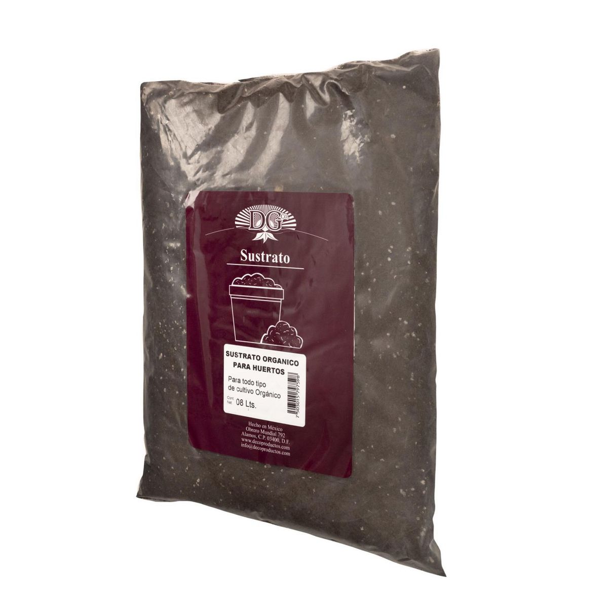 Decoproductos Garden - Sustrato orgánico p/huertos 8 L