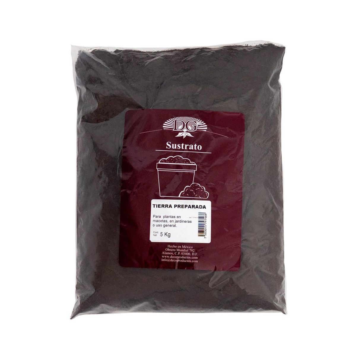 Decoproductos Garden - Tierra preparada 5 kg