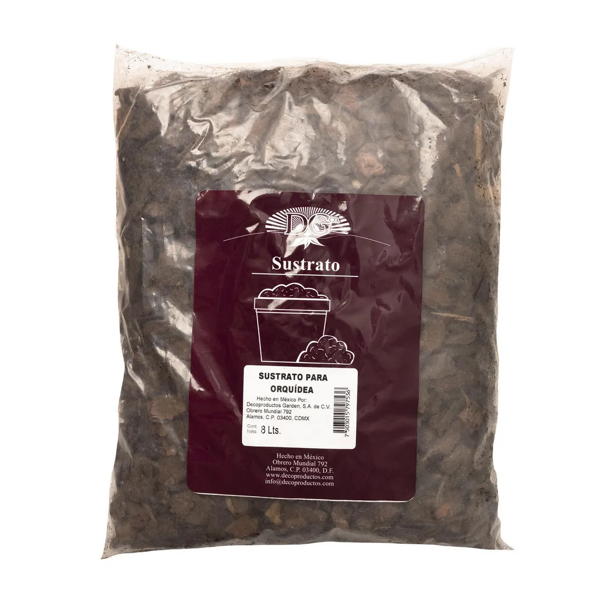 Decoproductos Garden - Sustrato para Orquídea 8 Litros