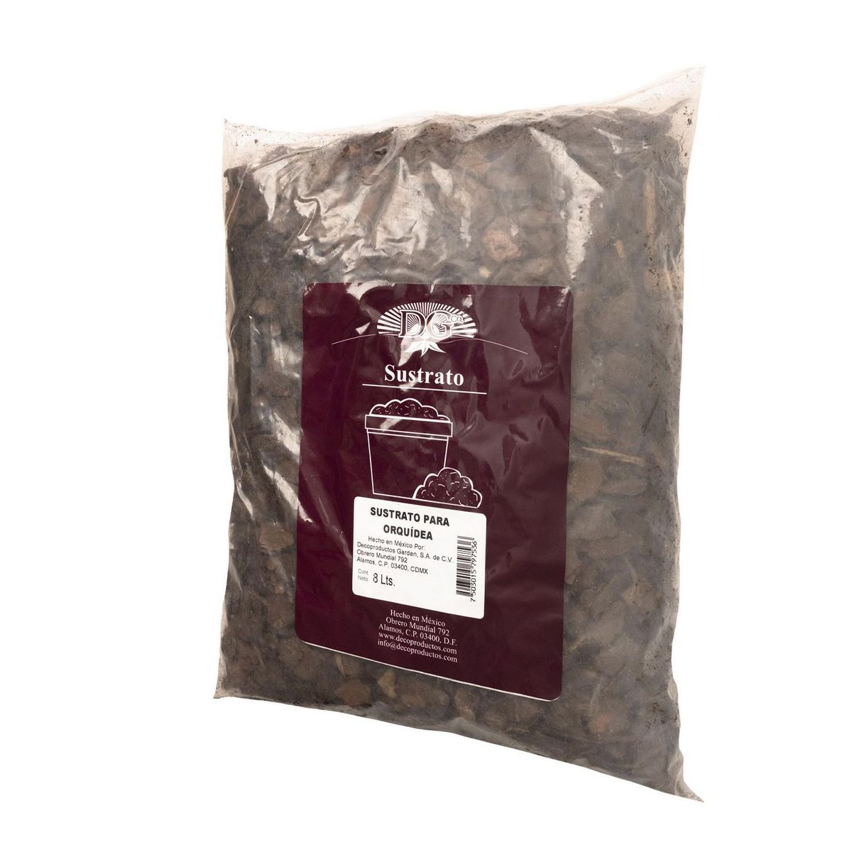 Decoproductos Garden - Sustrato para Orquídea 8 Litros