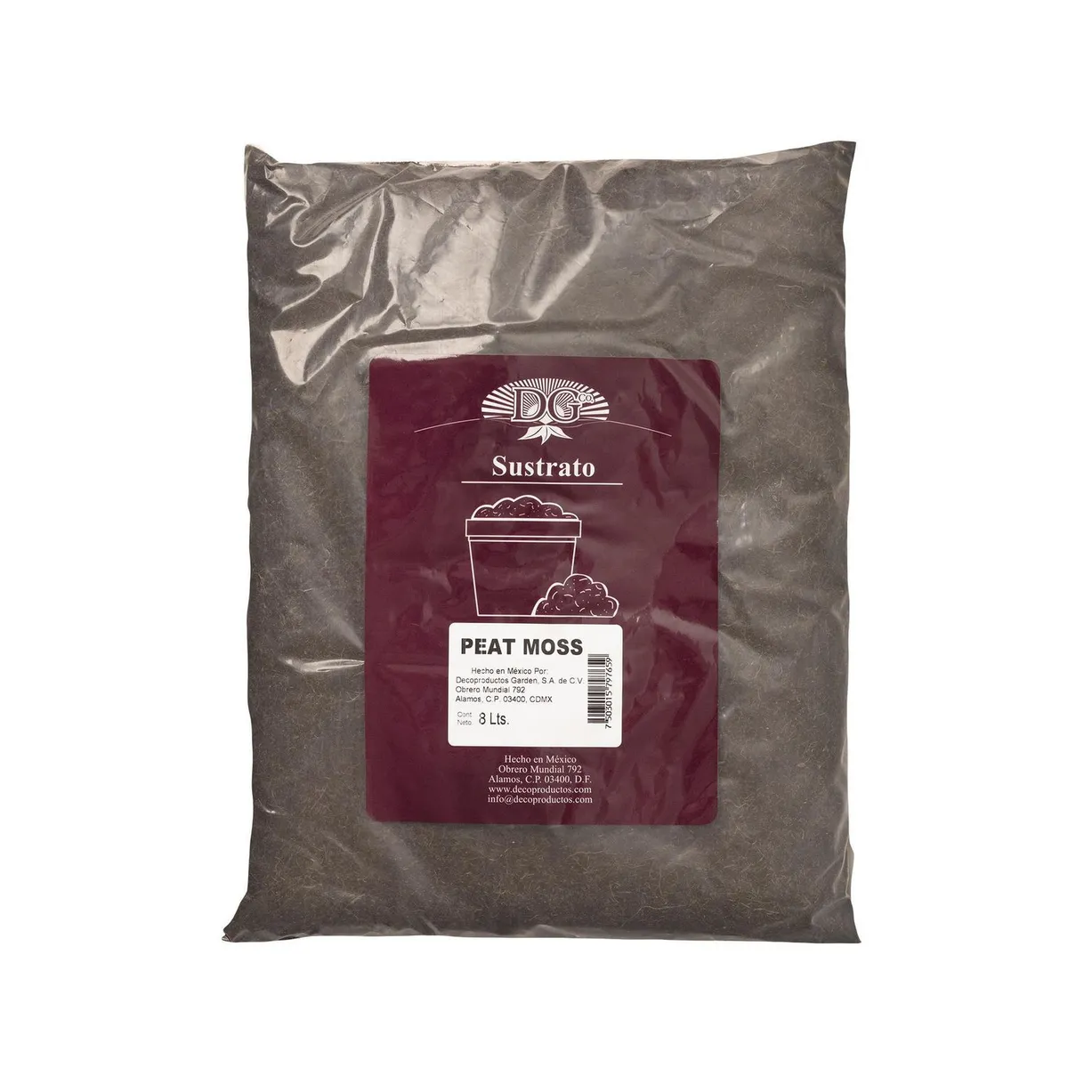 Sustrato Peat moss 8 L, marca Decoproductos Garden - Foto Principal