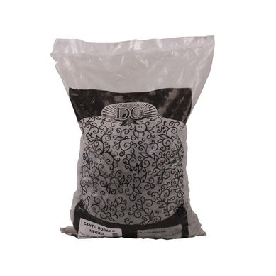 Canto rodado negro 0.25 pies c�bicos