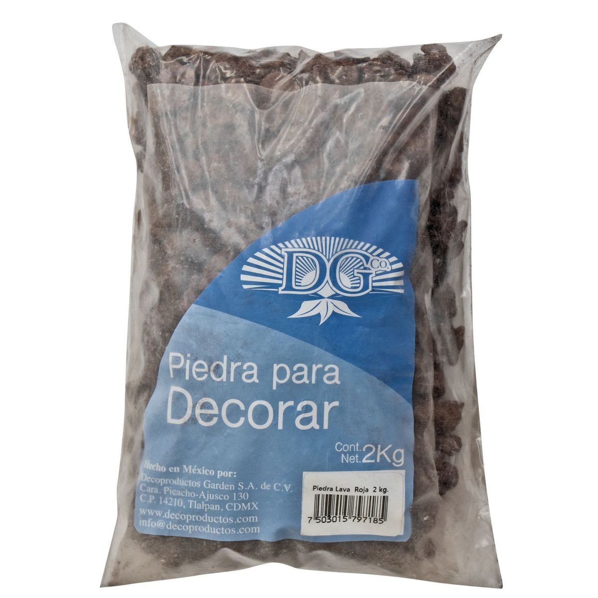 Decoproductos Garden - Tezontle Rojo 2 kg