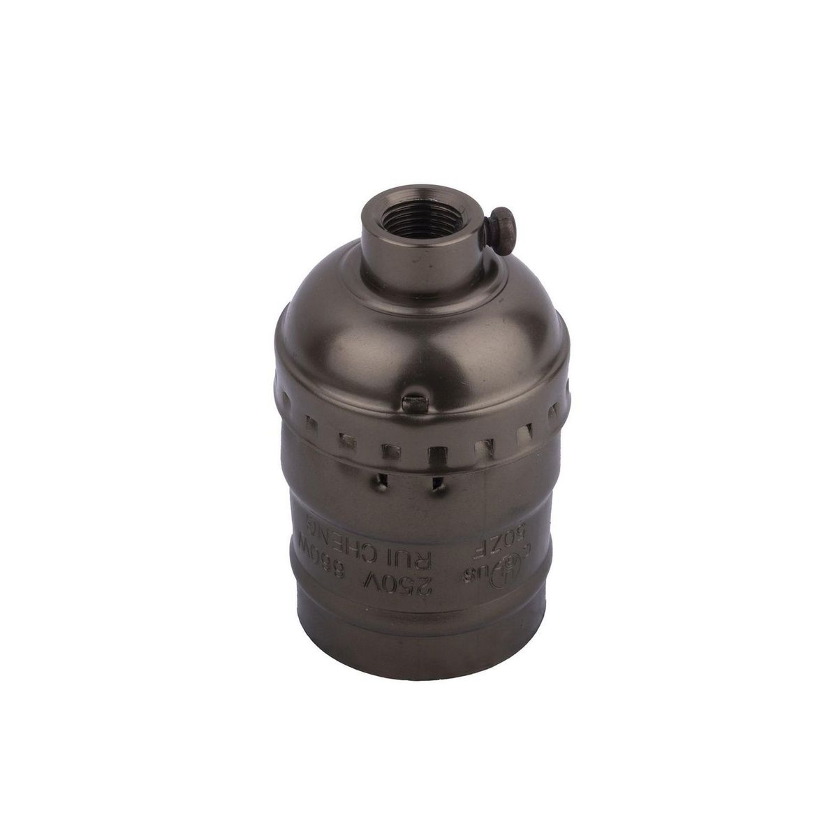 Portalámpara aluminio verde militar, marca Lamper - Foto 2