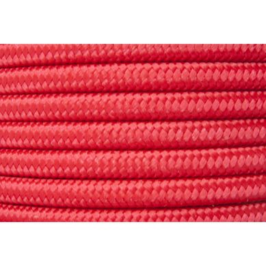 Cable iluminaci�n textil calibre 18  1 m rojo