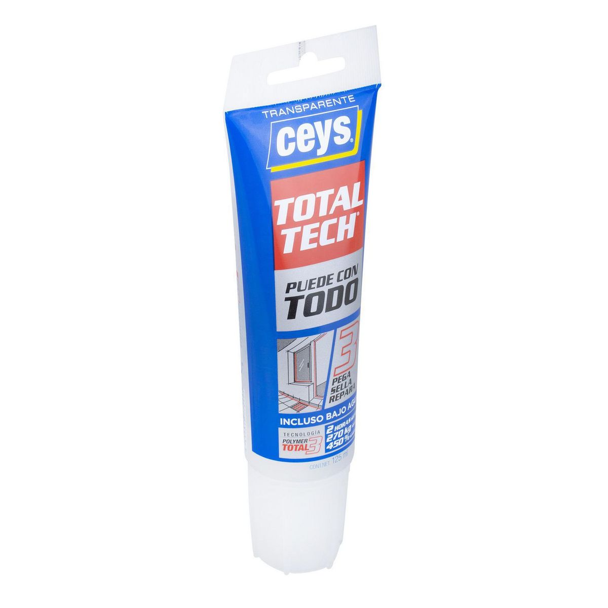 Ceys - Adhesivo montaje Total Tech 125 g