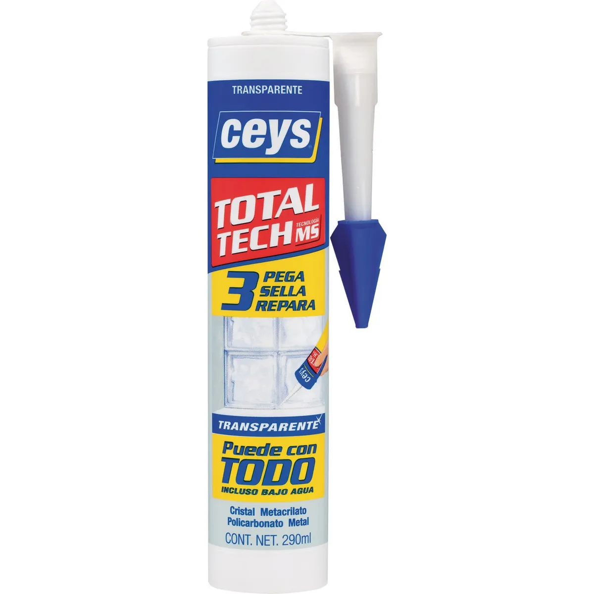 Adhesivo montaje Total Tech 290 g, marca Ceys - Foto Principal