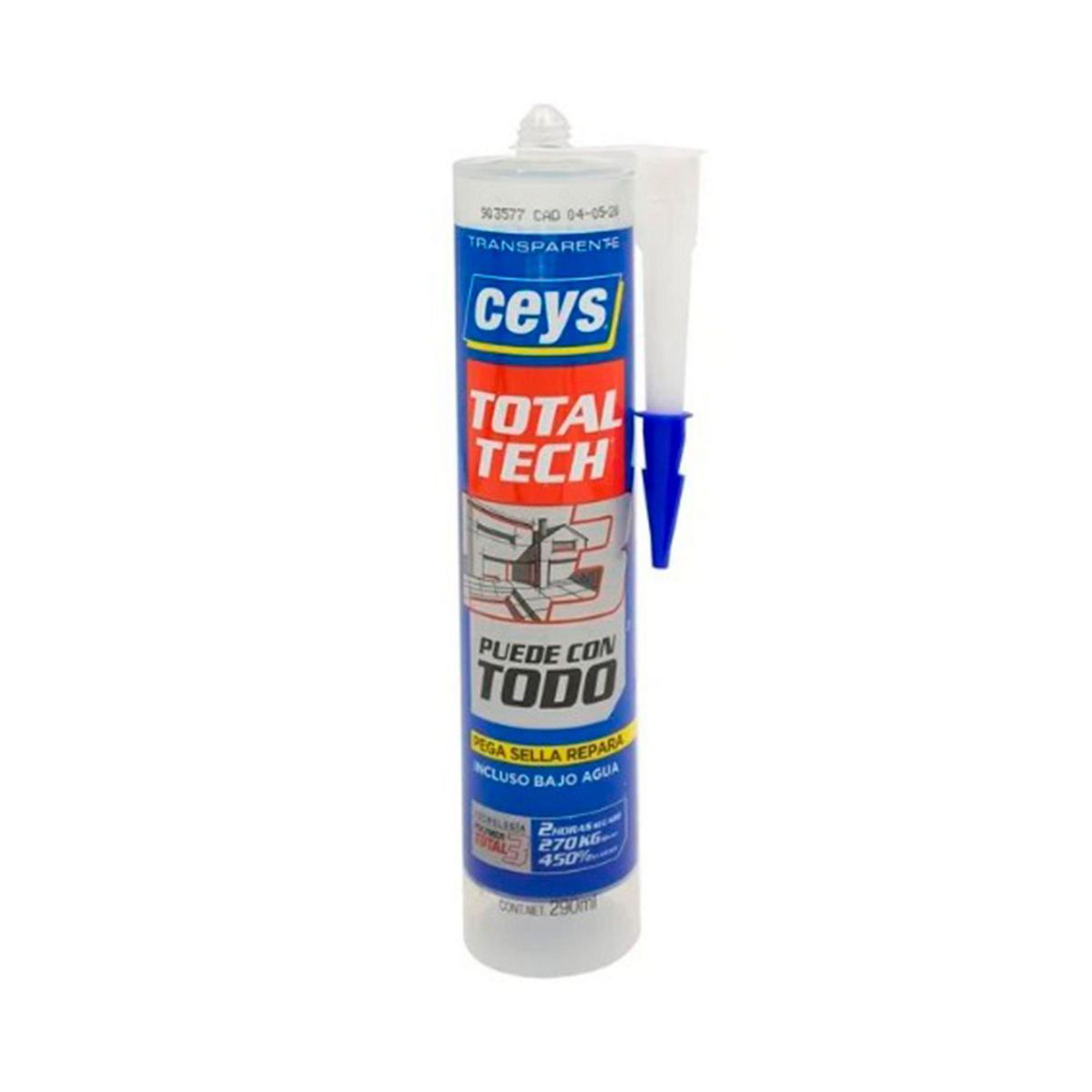 Adhesivo montaje Total Tech 290 g, marca Ceys - Foto 2