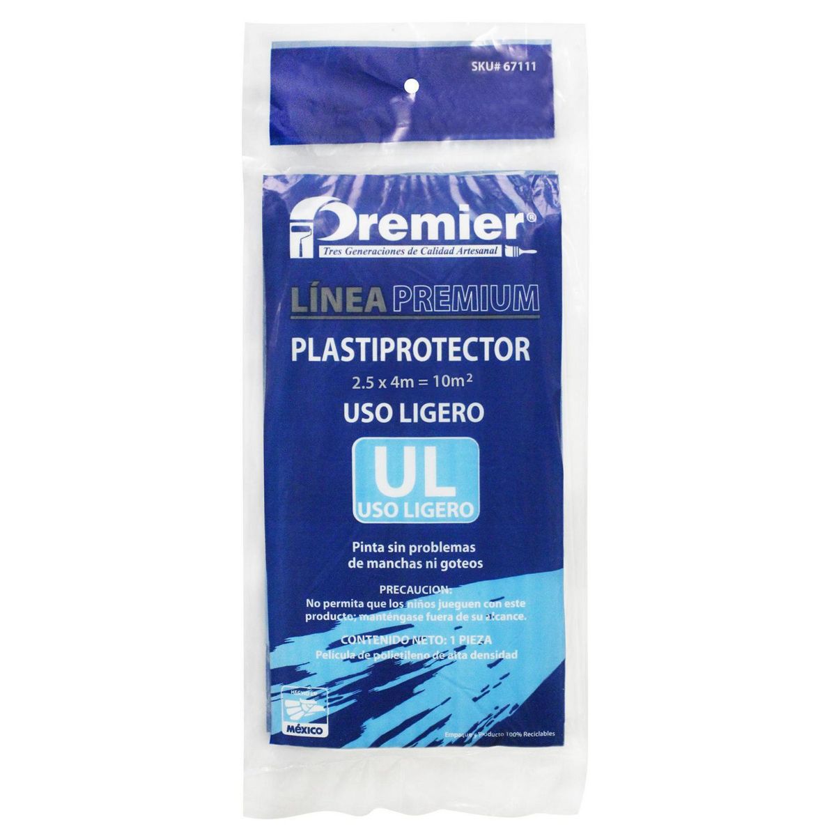 Premier - Protector de plástico uso Ligero 10 m