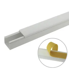 Canal TMK 1720 blanco c/cinta adhesiva