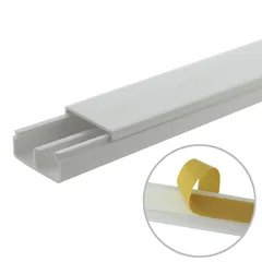 Canal TMK 1020 blanco c/cinta adhesiva
