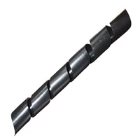 Agrupador de cable negro 15mm en 2m