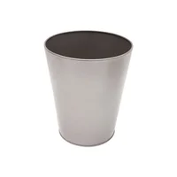 Cesto de Basura Metálico de 5.5L Plata