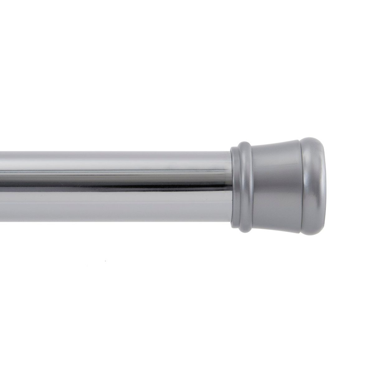 Kenney - Cortinero de Baño Extensible Cromo 107 x 183 cm