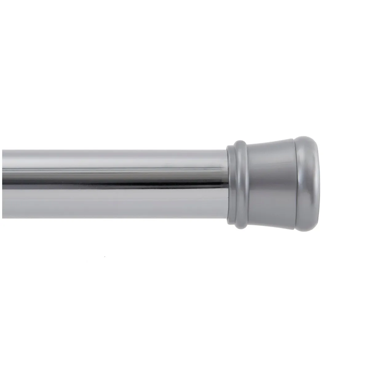 Kenney - Cortinero de Baño Extensible Cromo 107 x 183 cm