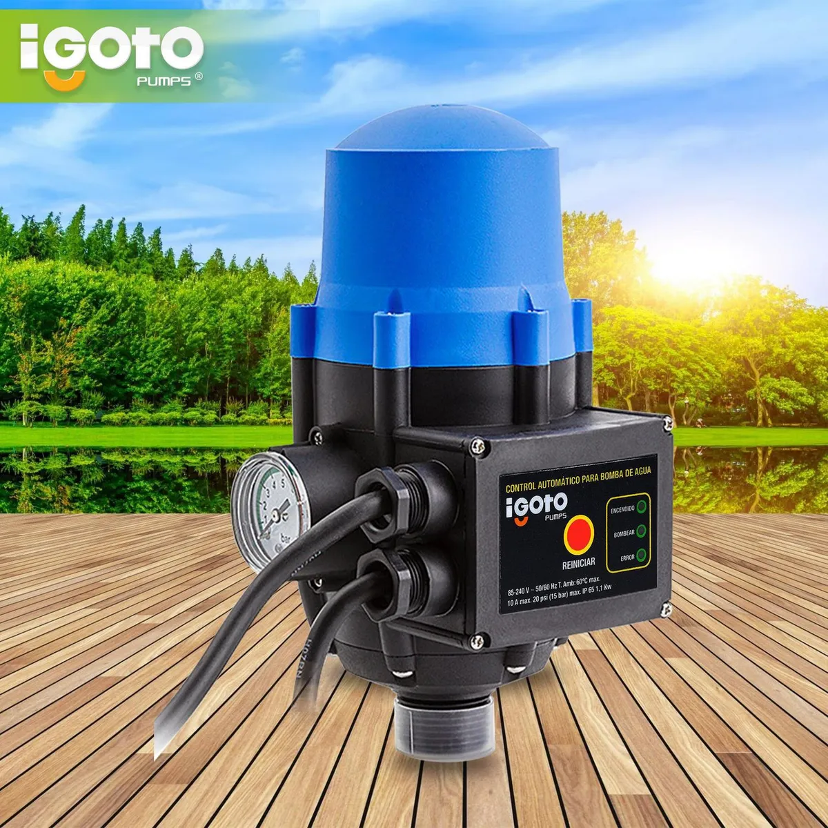 Automático para Bomba de agua AMC-2.1, marca Igoto - Foto 2