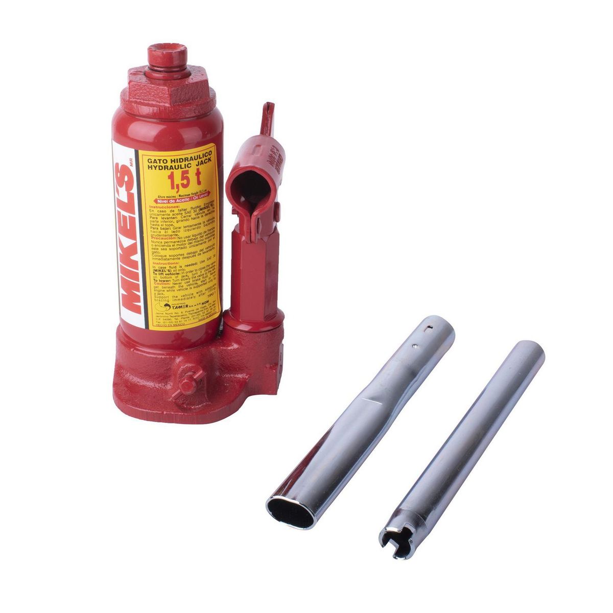 Gato Hidráulico de Botella con Tornillo de Extensión 1.5 Toneladas, marca Mikels - Foto 2