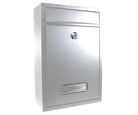 Buzón de Acero Galvanizado 22 X 32 X 8.5 cm Plata