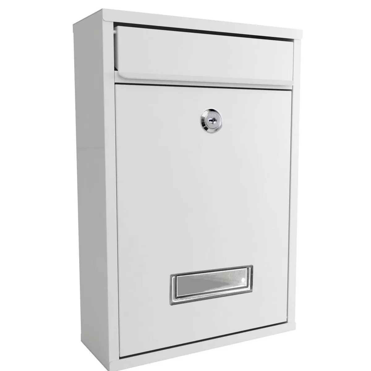 Buzón de Acero Galvanizado 22 X 32 X 8.5 cm Blanco, marca Handy Home - Foto Principal