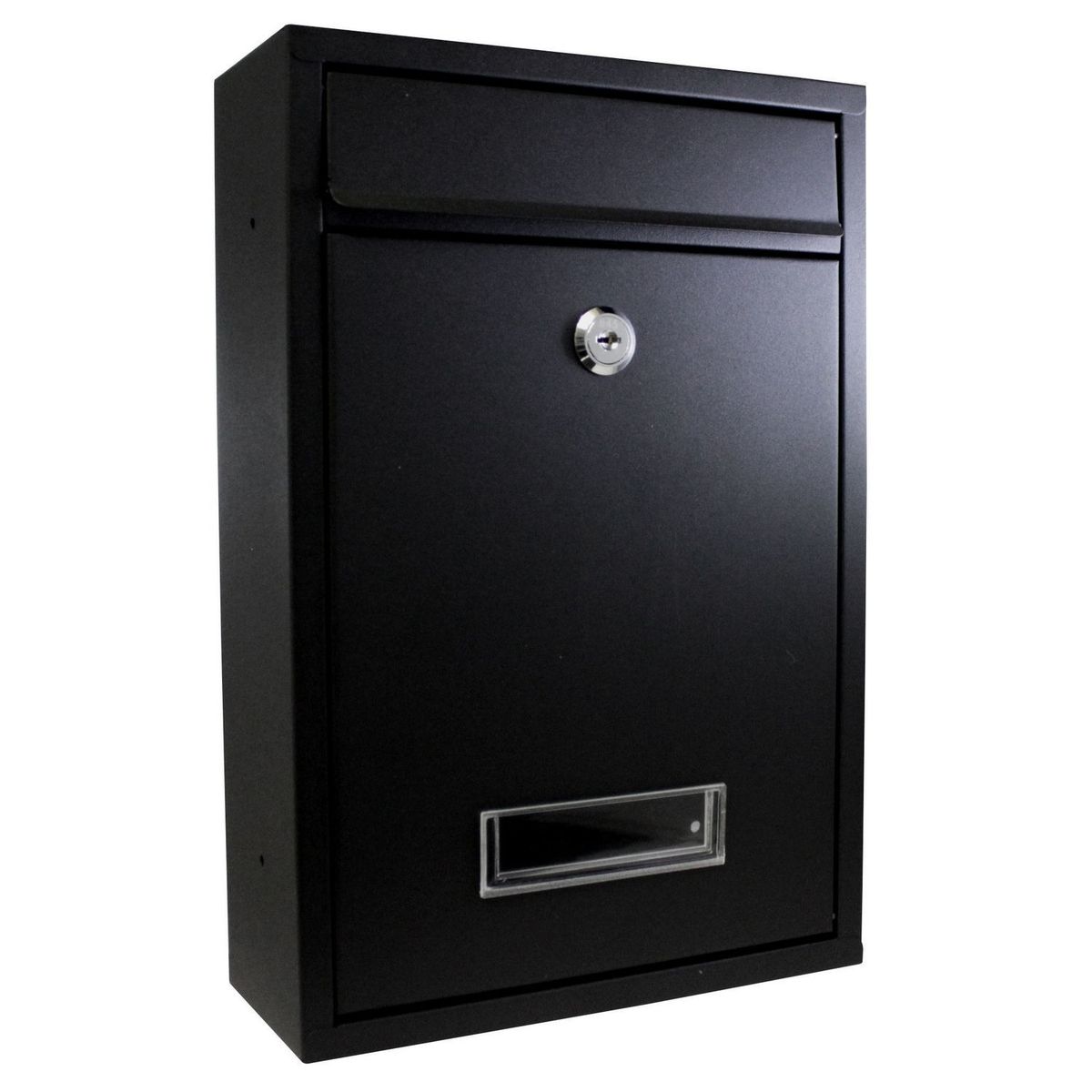Handy Home - Buzón de Acero Galvanizado 22 X 32 X 8.5 cm Negro