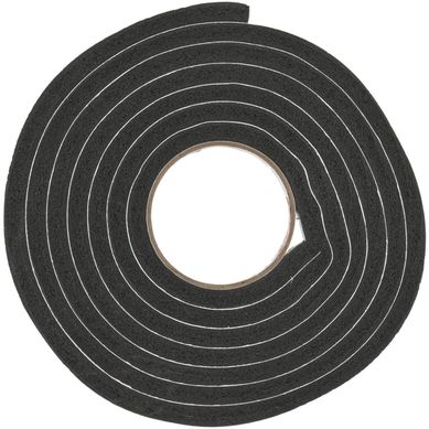 Cinta adhesiva de hule espuma 19.05 mm x 11.1 mm x 3.05 m negro