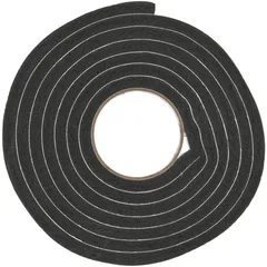 Cinta adhesiva de hule espuma 19.05 mm x 11.1 mm x 3.05 m negro