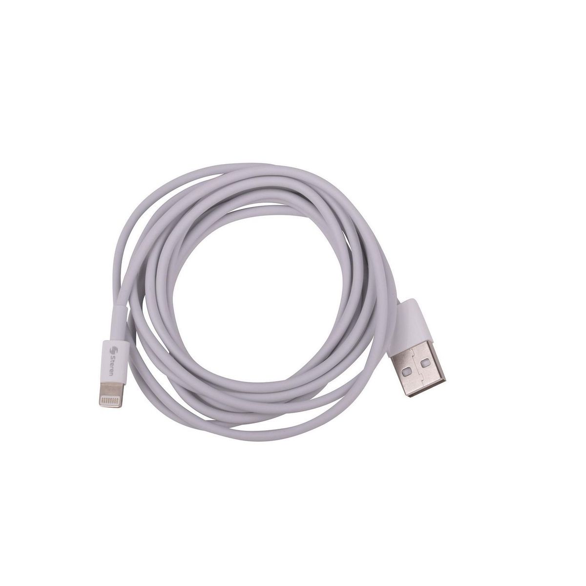 Steren - Cable USB A Lighthing 2 Metros