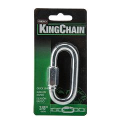 Eslabón c/rosca zinc 3/8" en tarjeta