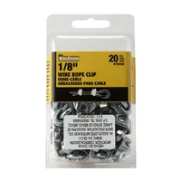 Nudos para cables de acero 1/8" 20 pzas