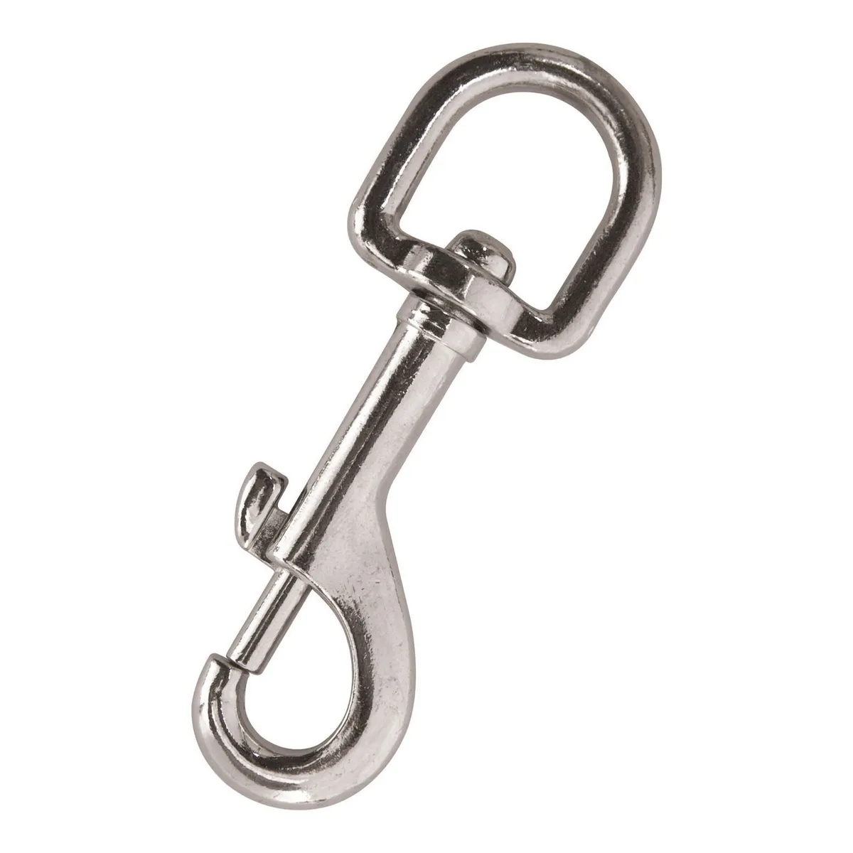 Kingchain - Mosquetón de perno c/destorcedor níquel 5/8"