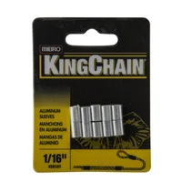 Mangas p/cable de acero 1/16" x 10