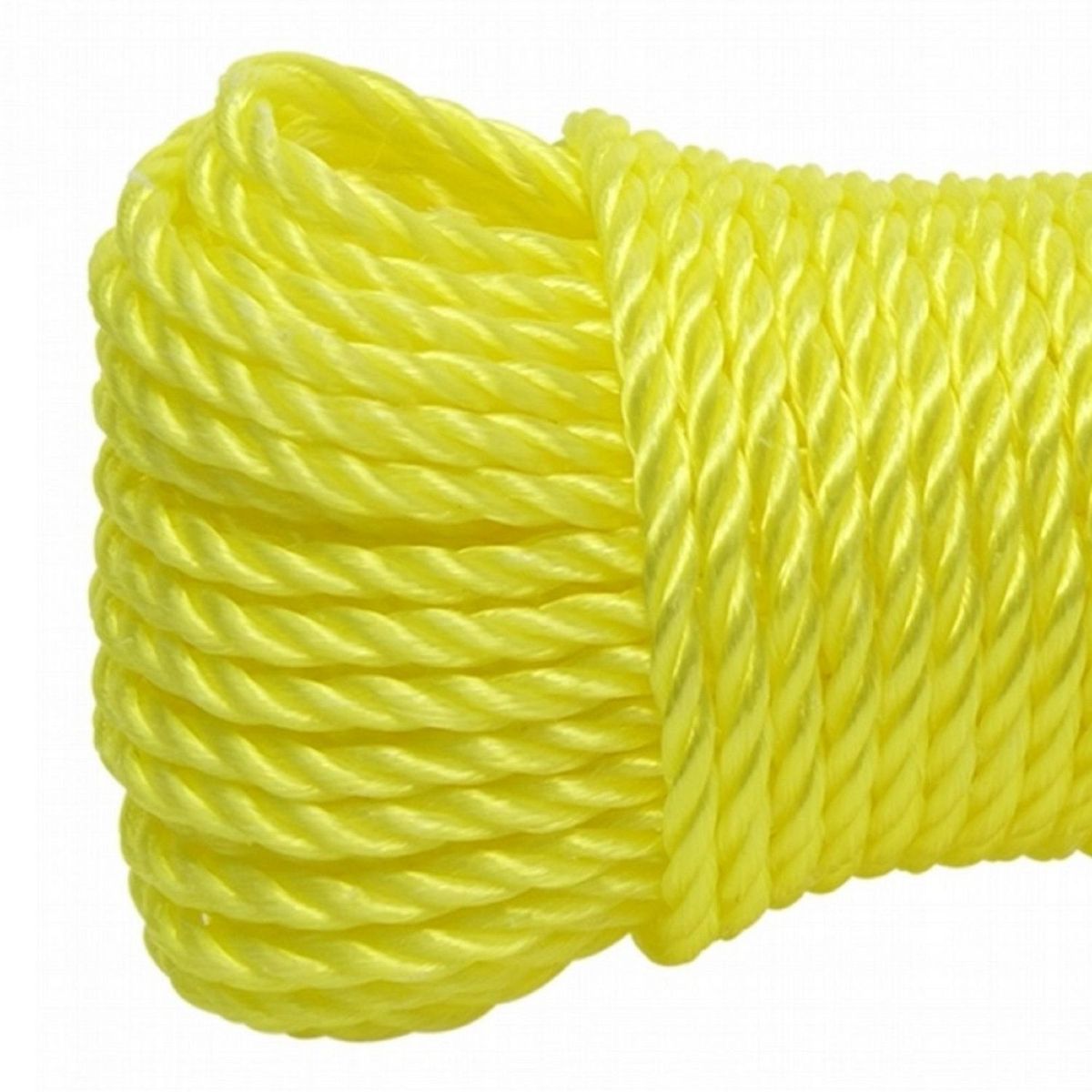 Cuerda de polipropileno 1/4" X 15 m amarilla, marca Kingcord - Foto 2