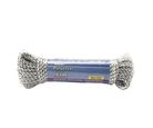 Cuerda de poliéster 1/8" x 15 m blanca con gris