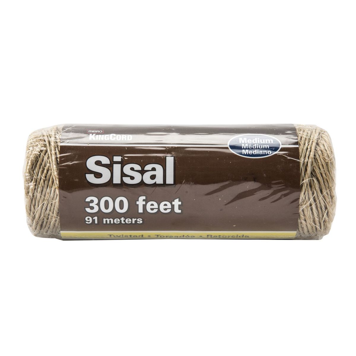 Cuerda de Sisal mediana x 91 m color natural, marca Kingcord - Foto 2