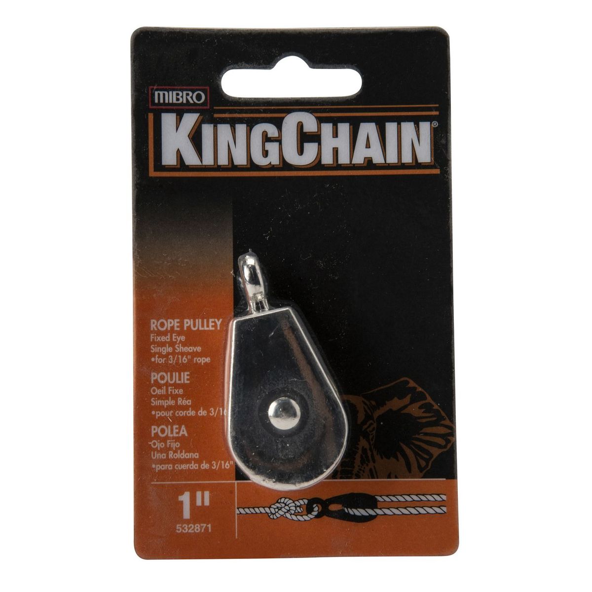 Garrucha zinc 1", marca Kingchain - Foto Principal