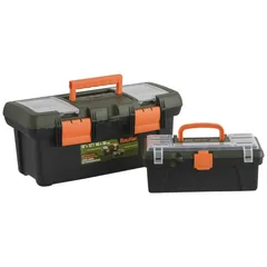 Set Cajas de Herramienta Plásticas 18 y 12", Bauker