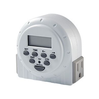 Temporizador Digital para Interior de Doble Contacto