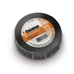 Cinta aislante color negro 19mmx20m