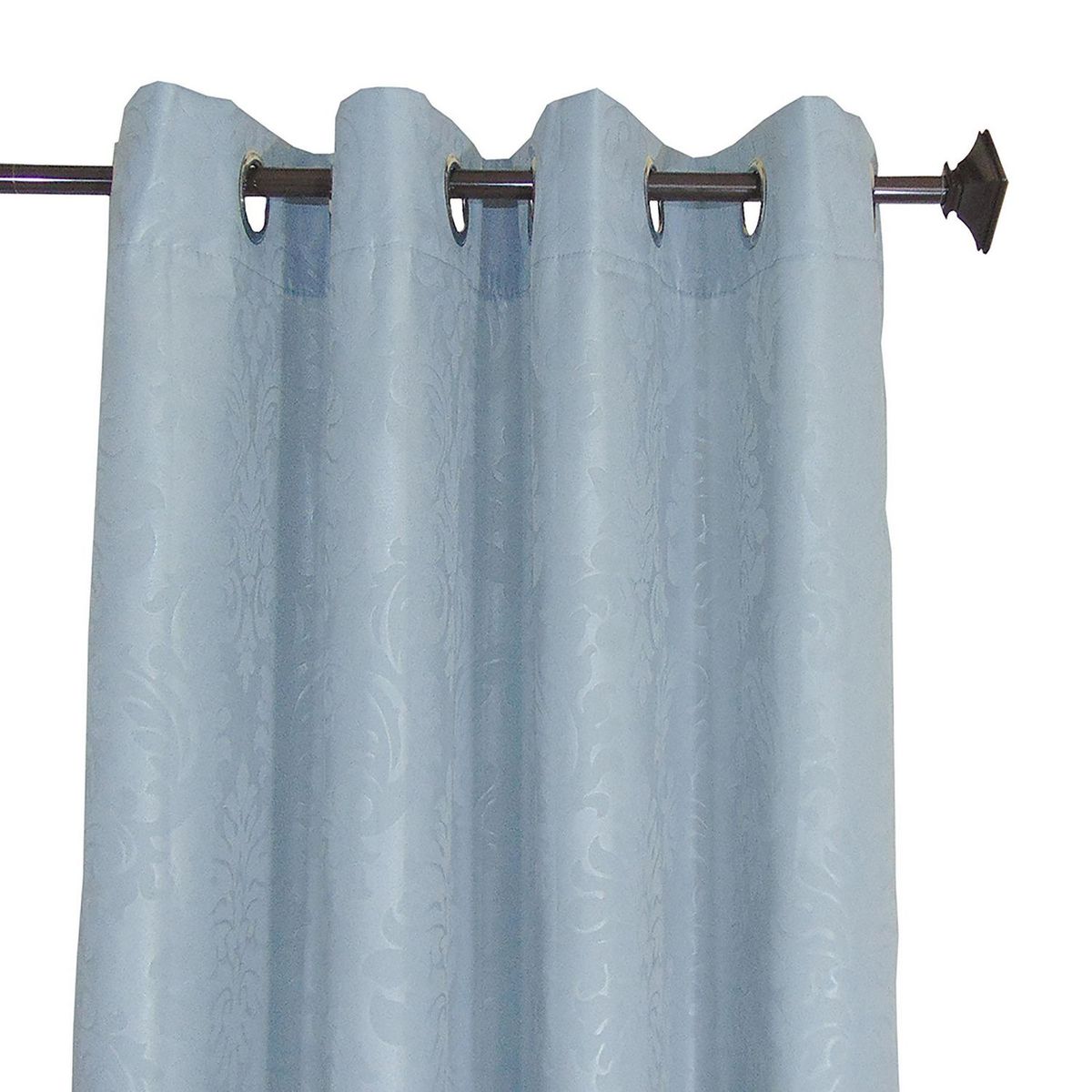 Deco Cortina - Cortina semi-opaca gris 140x220 cm