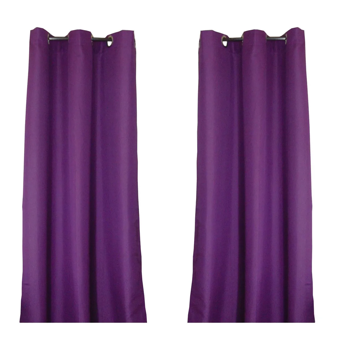 Cortina semi-opaca Cracker morada 135x220 cm, marca Deco Cortina - Foto Principal