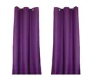 Cortina semi-opaca Cracker morada 135x220 cm