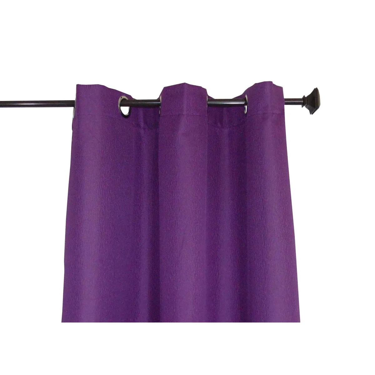 Cortina semi-opaca Cracker morada 135x220 cm, marca Deco Cortina - Foto 2