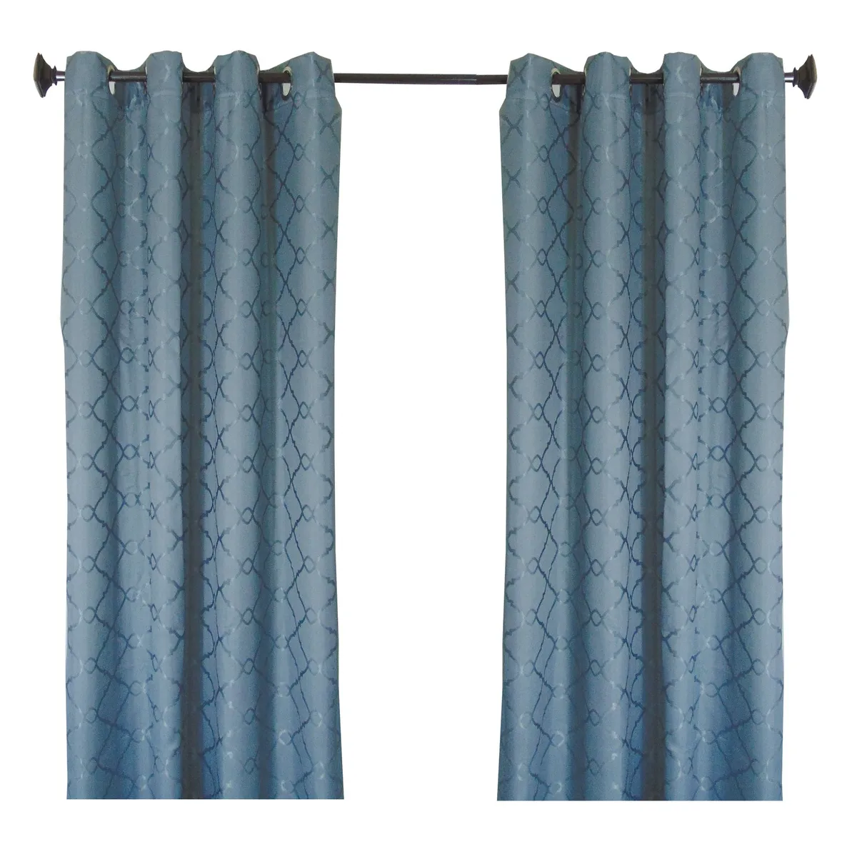 Deco Cortina - Cortina semi-opaca Kingd gris 140x220 cm