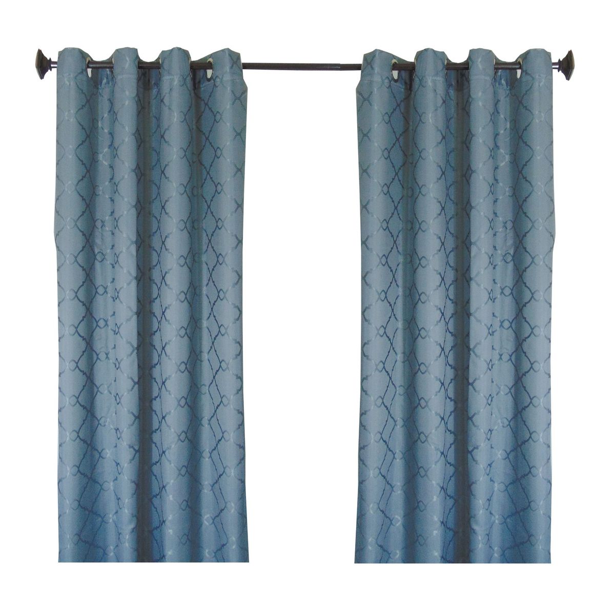 Deco Cortina - Cortina semi-opaca Kingd gris 140x220 cm