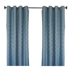 Cortina semi-opaca Kingd gris 140x220 cm