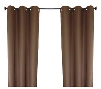 Cortina semi-opaca Cracker café 135x220 cm