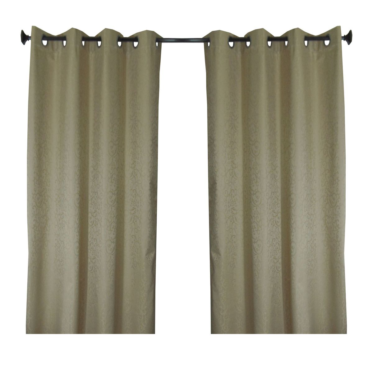 Deco Cortina - Cortina Bo Leaf coon aros beige 140x220 cm