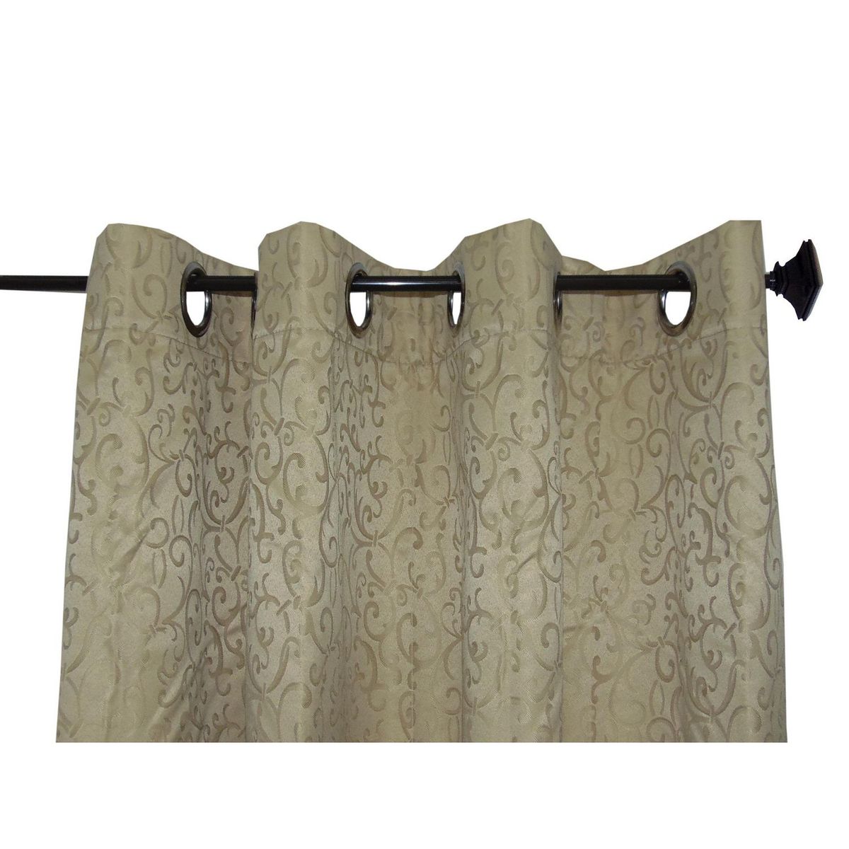 Deco Cortina - Cortina Bo Leaf coon aros beige 140x220 cm